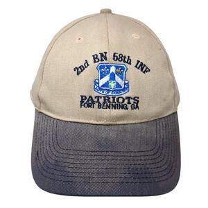 2nd BN 58th INF Patriots Fort Benning Strapback Baseball Cap Multi OS Headtotoe